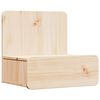 vidaXL Mesa-de-cabeceira com gaveta Castanho 44 x 32,5 x 40 cm