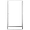 vidaXL Suporte para lenha 50x28x94 cm a&ccedil;o inoxid&aacute;vel