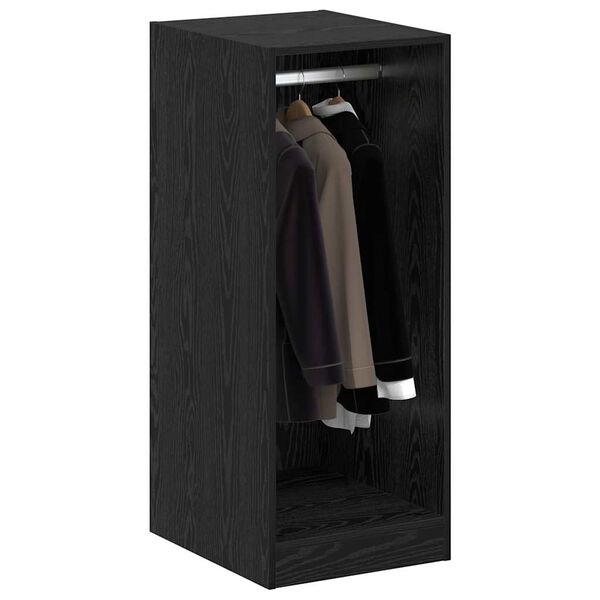 vidaXL Guarda-roupa com prateleira Carvalho Preto 41 x 48 x 102 cm