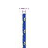 vidaXL Corda de barco 3 mm 250 m polipropileno azul