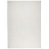 vidaXL Tapete de pelo curto IZA visual escandinavo 160x230cm cor creme