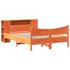 vidaXL Cama sem colch&atilde;o 160x200 cm madeira pinho maci&ccedil;o castanho-mel