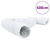 vidaXL Conduta de ventila&ccedil;&atilde;o 6 m &Oslash;15 cm alum&iacute;nio e PVC