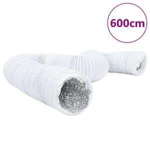 vidaXL Conduta de ventila&ccedil;&atilde;o 6 m &Oslash;15 cm alum&iacute;nio e PVC
