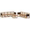 vidaXL Conjunto de Sof&aacute;s para Exterior 7 pcs Natural