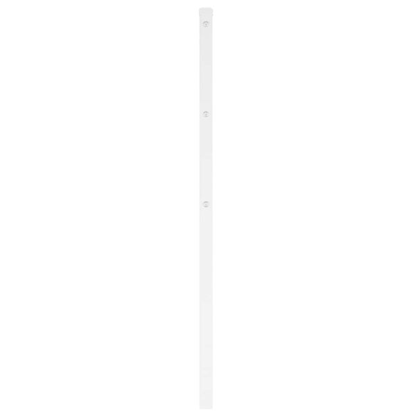 vidaXL Cabeceira de substitui&ccedil;&atilde;o 107 cm metal branco