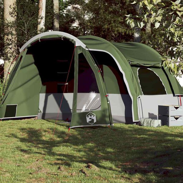 vidaXL Tenda familiar para 6 pessoas imperme&aacute;vel verde