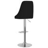 vidaXL Bancos de bar 2 pcs tecido preto