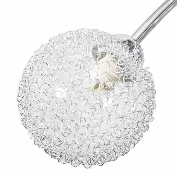 Candeeiro de teto com rede de malha para 4 l&acirc;mpadas G9