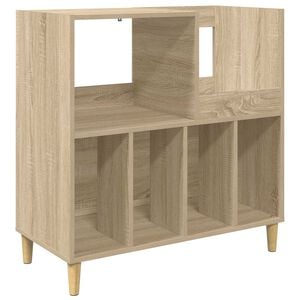 vidaXL Suporte para Toca-discos Carvalho Sonoma 82 x 39,5 x 82,5 cm