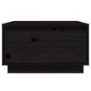 vidaXL Mesa de centro 55x56x32 cm pinho maci&ccedil;o preto