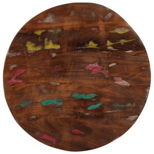vidaXL Tampo de mesa redondo &Oslash;40x3,8cm madeira recuperada maci&ccedil;a