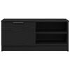 vidaXL Gabinete para TV Carvalho Preto 80 x 35 x 36,5 cm