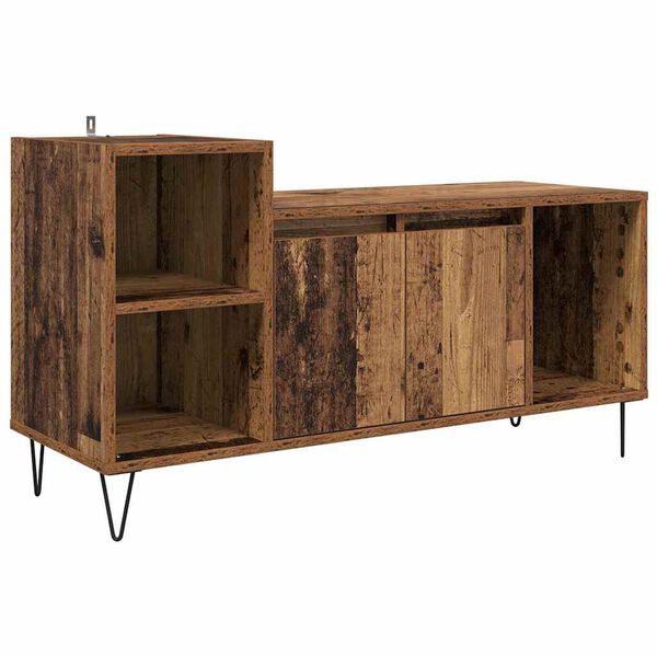 vidaXL Gabinete para TV Madeira Antiga 100 x 35 x 55 cm