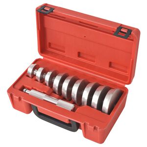 vidaXL Kit de ferramentas p/ instala&ccedil;&atilde;o de rolamentos e juntas 10 pcs