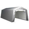 vidaXL Tenda de armazenamento 300x750 cm a&ccedil;o cinzento