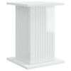 vidaXL Suporte para Plantas Branco Brilhante 30,5 x 30 x 43 cm