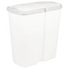 vidaXL Lixeira Branco 48,5 x 28 x 51 cm PP
