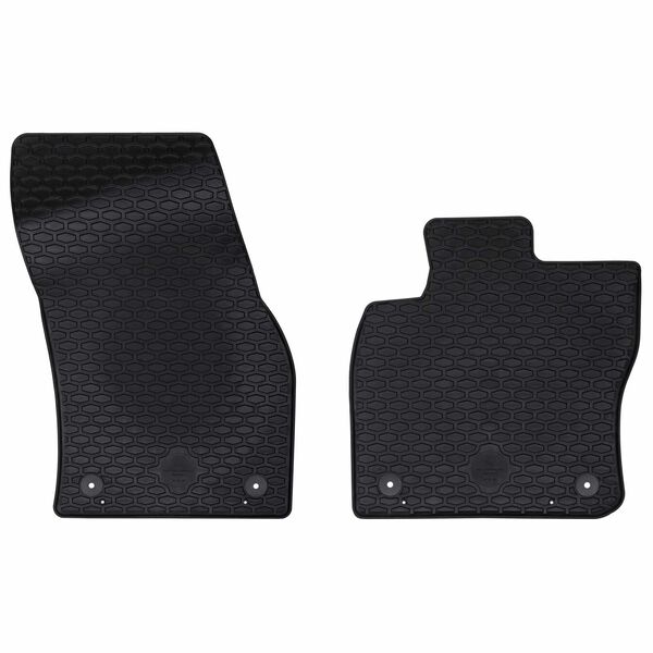 vidaXL Tapete de carro 2 pcs Preto Adequado para VW CADDY 2020-