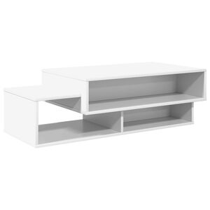 vidaXL Mesa de centro Branco 105 x 50 x 32,5 cm Derivados de Madeira