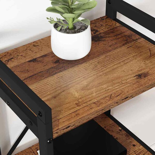 vidaXL Estante Madeira antiga 60 x 30 x 85 cm Madeira processada