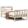 vidaXL Cama sem colch&atilde;o 90x190 cm madeira de pinho maci&ccedil;a