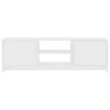 vidaXL M&oacute;vel de TV 120x30x37,5 cm contraplacado branco
