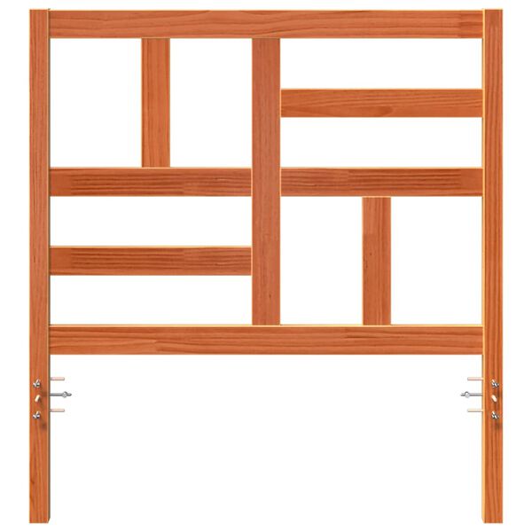 vidaXL Cabeceira de Cama com cabeceira Marrom Cera 105,5 x 4 x 104 cm