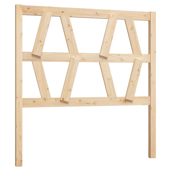 vidaXL Cabeceira de cama 96x4x100 cm pinho maci&ccedil;o