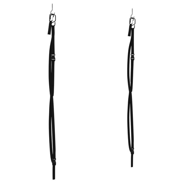 vidaXL Cintas de caiaque duplas com clipes para remos 50 kg