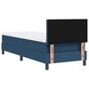 vidaXL Cama Box com colch&atilde;o com led Azul 80 x 200 cm tecido