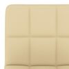 vidaXL Cadeiras de jantar girat&oacute;rias 2 pcs veludo cor creme