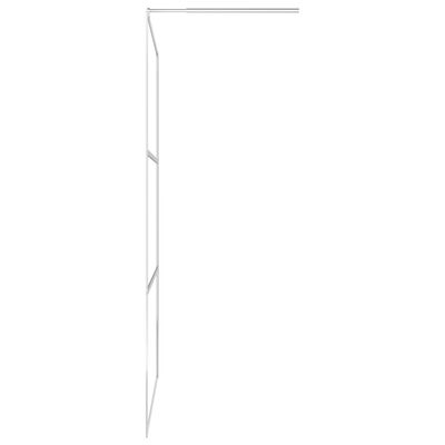 vidaXL Divisória de chuveiro 90x195 cm vidro transparente ESG
