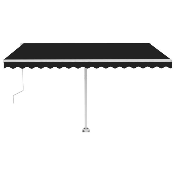 vidaXL Toldo autom&aacute;tico independente 400x350 cm antracite