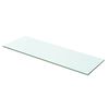 vidaXL Prateleiras 2 pcs 60x15 cm vidro transparente