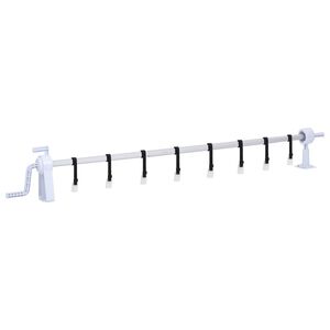 vidaXL Enrolador para cobertura de piscina com base de pl&aacute;stico