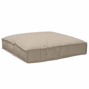 vidaXL Almofada Tecido Oxford Cinzento-acastanhado 80 x 80 x 12 cm
