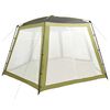 vidaXL Tenda para piscina 590x520x250 cm tecido verde