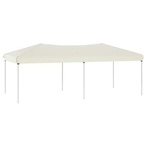 vidaXL Tenda para festas dobr&aacute;vel 3x6 m cor creme
