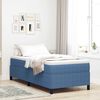 vidaXL Cama Box Azul 90 x 190 cm Veludo