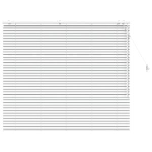 vidaXL Cortina Veneziana Branco 160 x 130 cm 35 mm