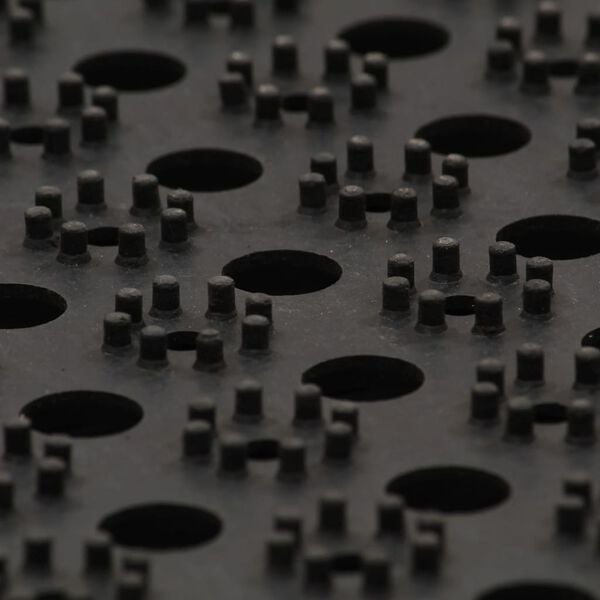 vidaXL Tapete de borracha 16 mm 100x150 cm