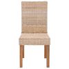 vidaXL Cadeira de jantar 2 pcs Natural 45 x 54 x 93 cm