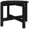 vidaXL Mesa de centro &Oslash; 62,5x45 cm madeira de pinho maci&ccedil;a preto