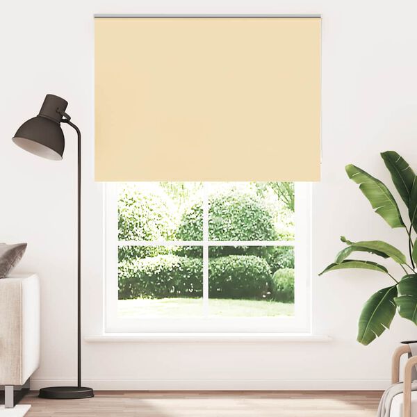 vidaXL Persiana de enrolar 155x230 cm largura tecido 151,6cm poli&eacute;ster