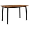 vidaXL Mesa de Jantar Quadrada 120 x 70 x 75 cm
