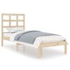 vidaXL Estrutura de cama 90x200 cm madeira maci&ccedil;a