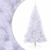 vidaXL Meia &aacute;rvore de Natal artificial com suporte 180 cm PVC branco
