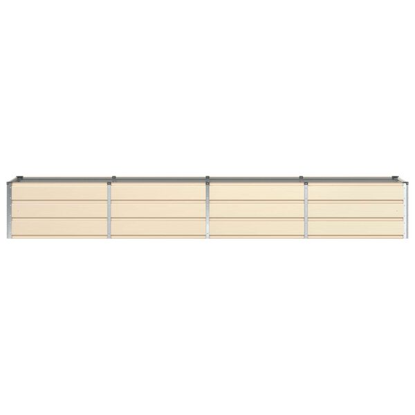 vidaXL Floreira Ivory 320 x 80 x 45 cm A&ccedil;o