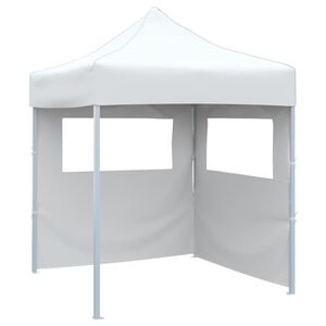 vidaXL Tendas de festa Branco Tecido Oxford